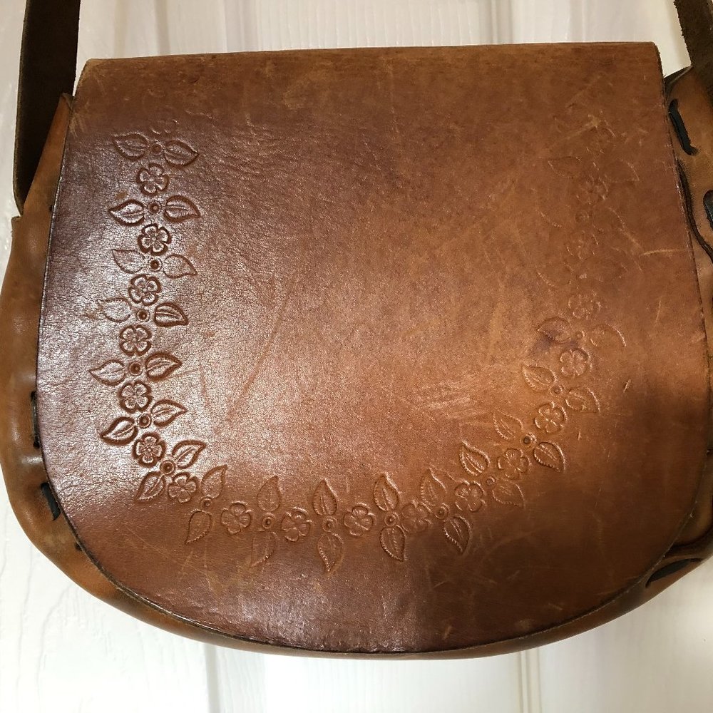 handmade full grain shoulder crossbody leather bag